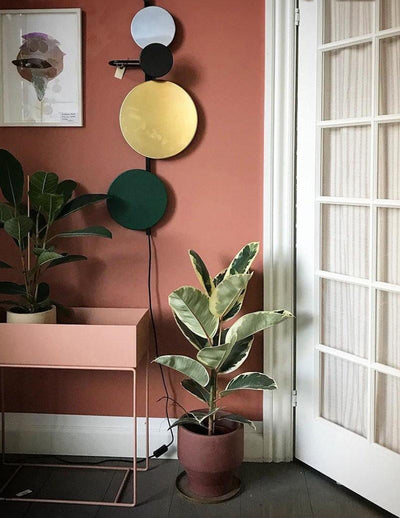Mirq Wall Lamp Magnetic Discs Artistic