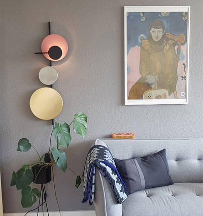 Mirq Wall Lamp Magnetic Discs Artistic