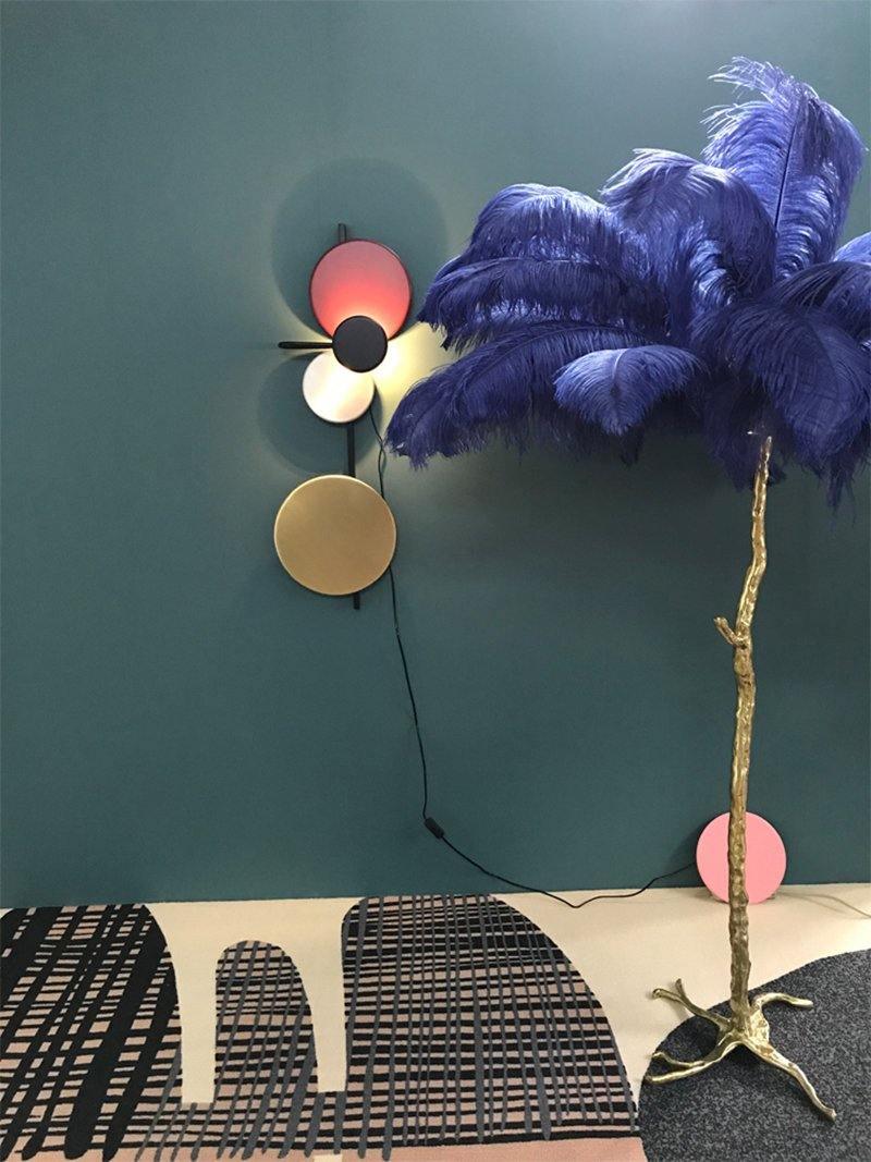 Mirq Wall Lamp Magnetic Discs Artistic