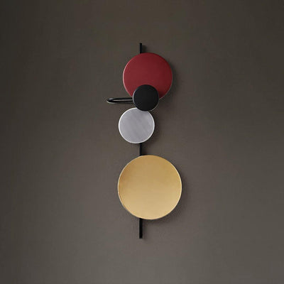 Mirq Wall Lamp Magnetic Discs Artistic