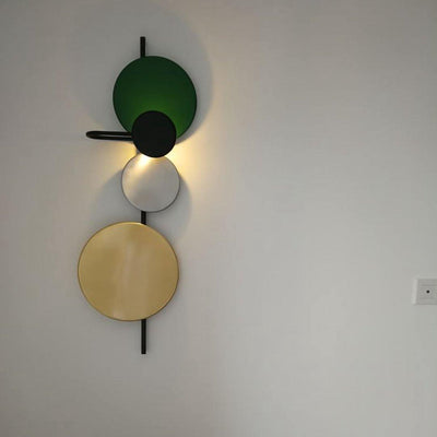 Mirq Wall Lamp Magnetic Discs Artistic