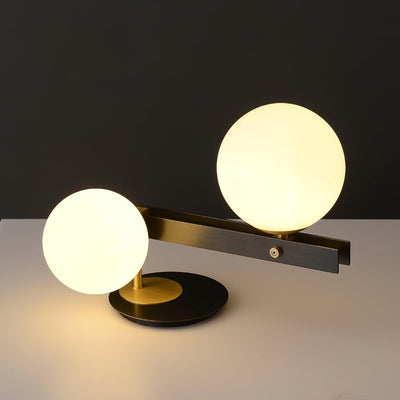 Veloella Contemporary Glass Table Lamp