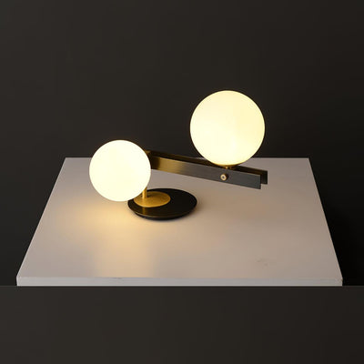 Veloella Contemporary Glass Table Lamp