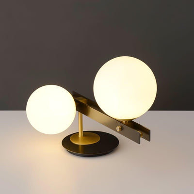 Veloella Contemporary Glass Table Lamp