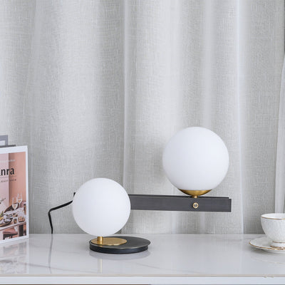Veloella Contemporary Glass Table Lamp