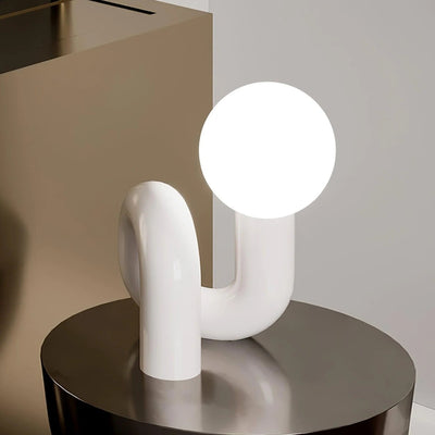 Soreeon Lamp Playful N Shape All White