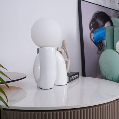 Soreeon Lamp Playful N Shape All White
