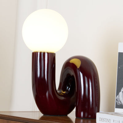 Soreeon Lamp Playful N Shape All White