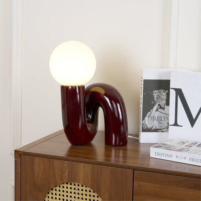 Soreeon Lamp Playful N Shape All White