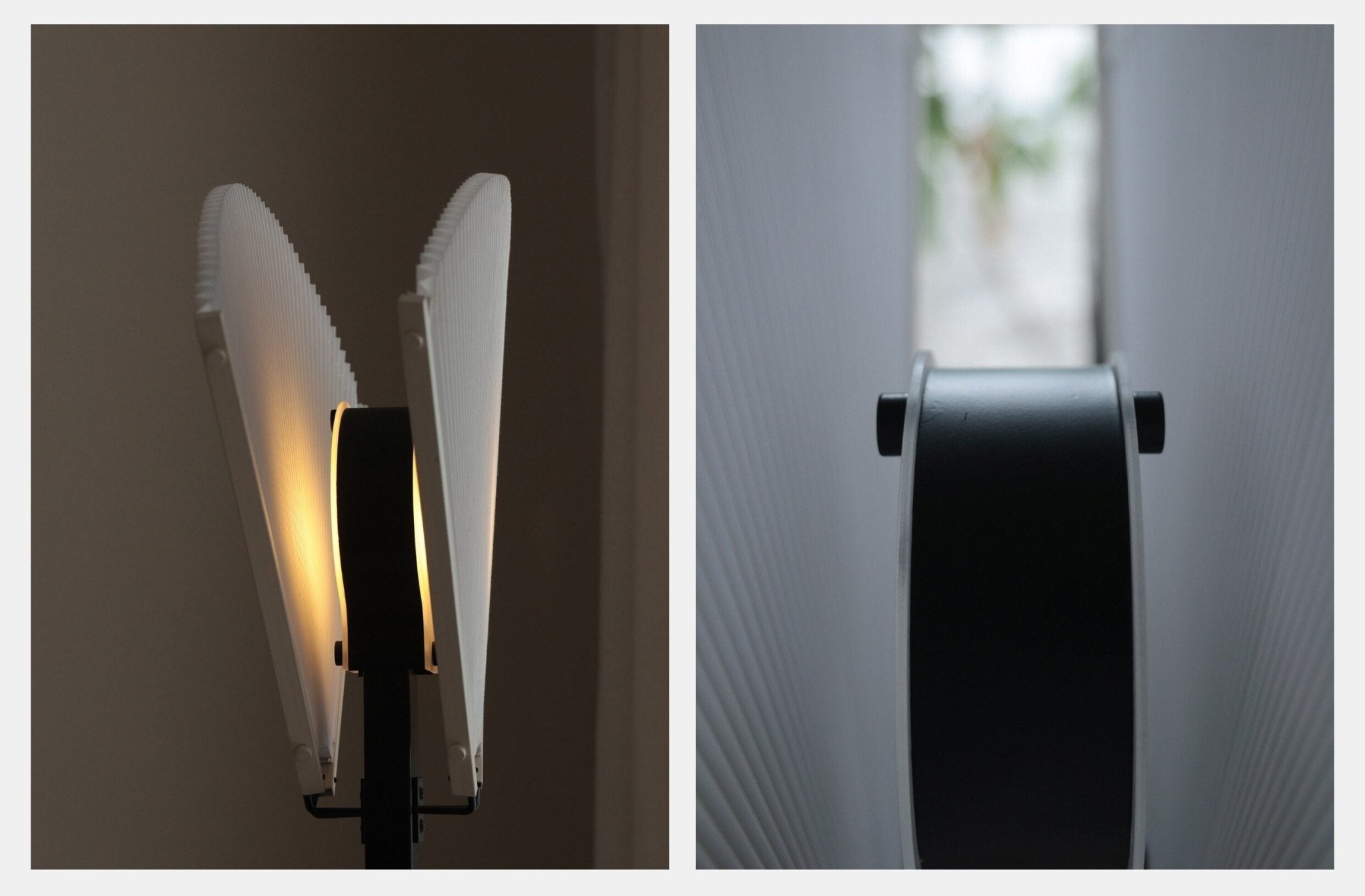 Pleated Fan Floor Lamp