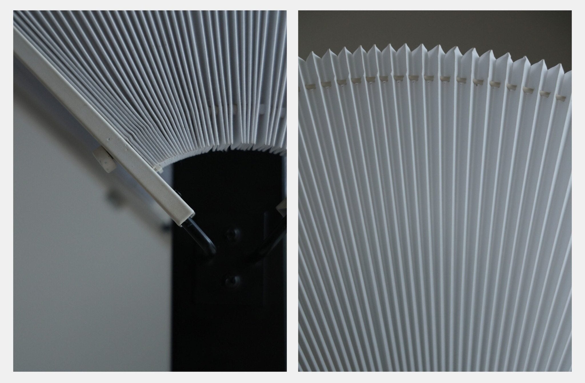 Pleated Fan Floor Lamp