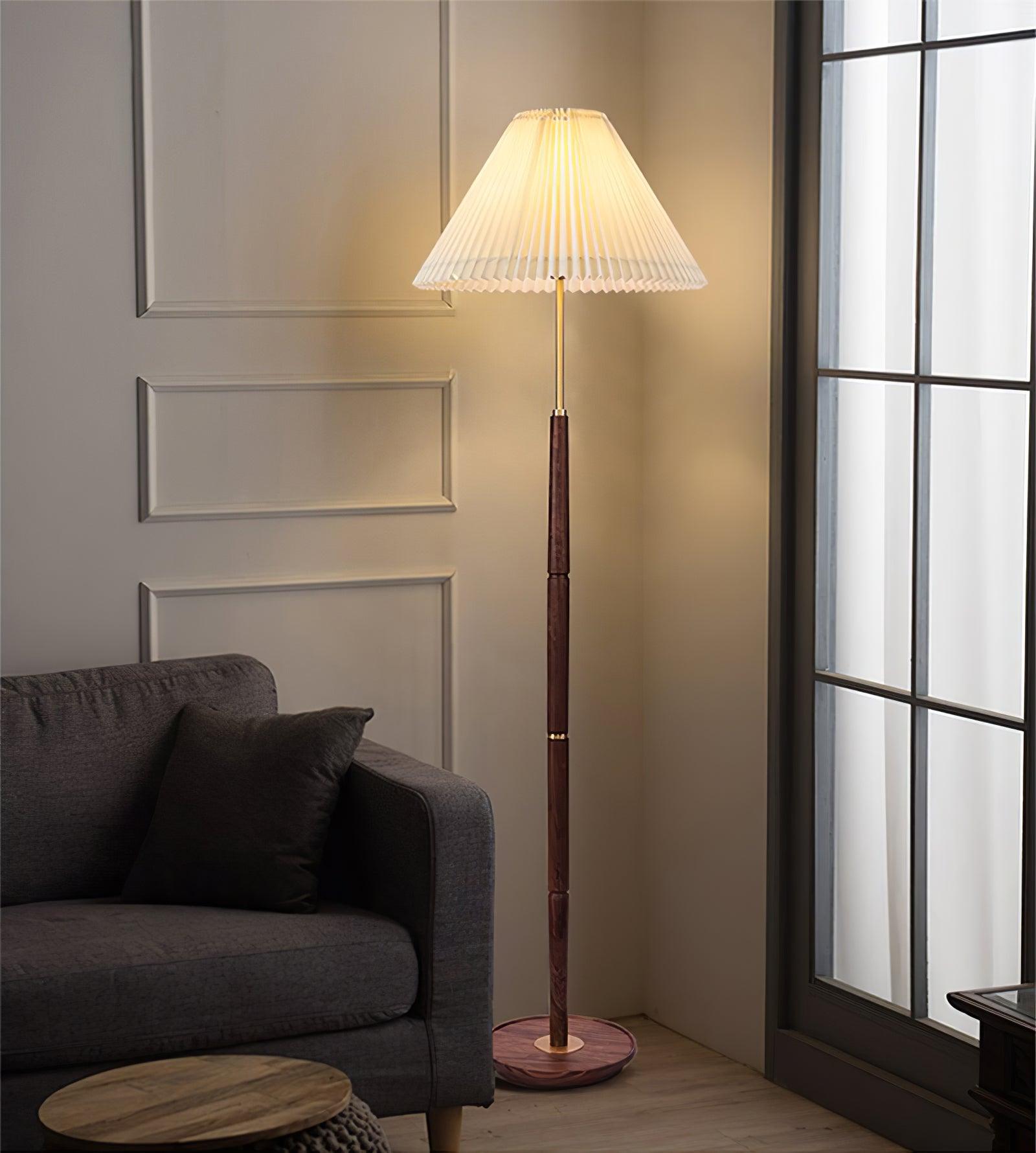 Syleina Minimalist Wood Floor Lamp