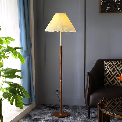 Syleina Minimalist Wood Floor Lamp