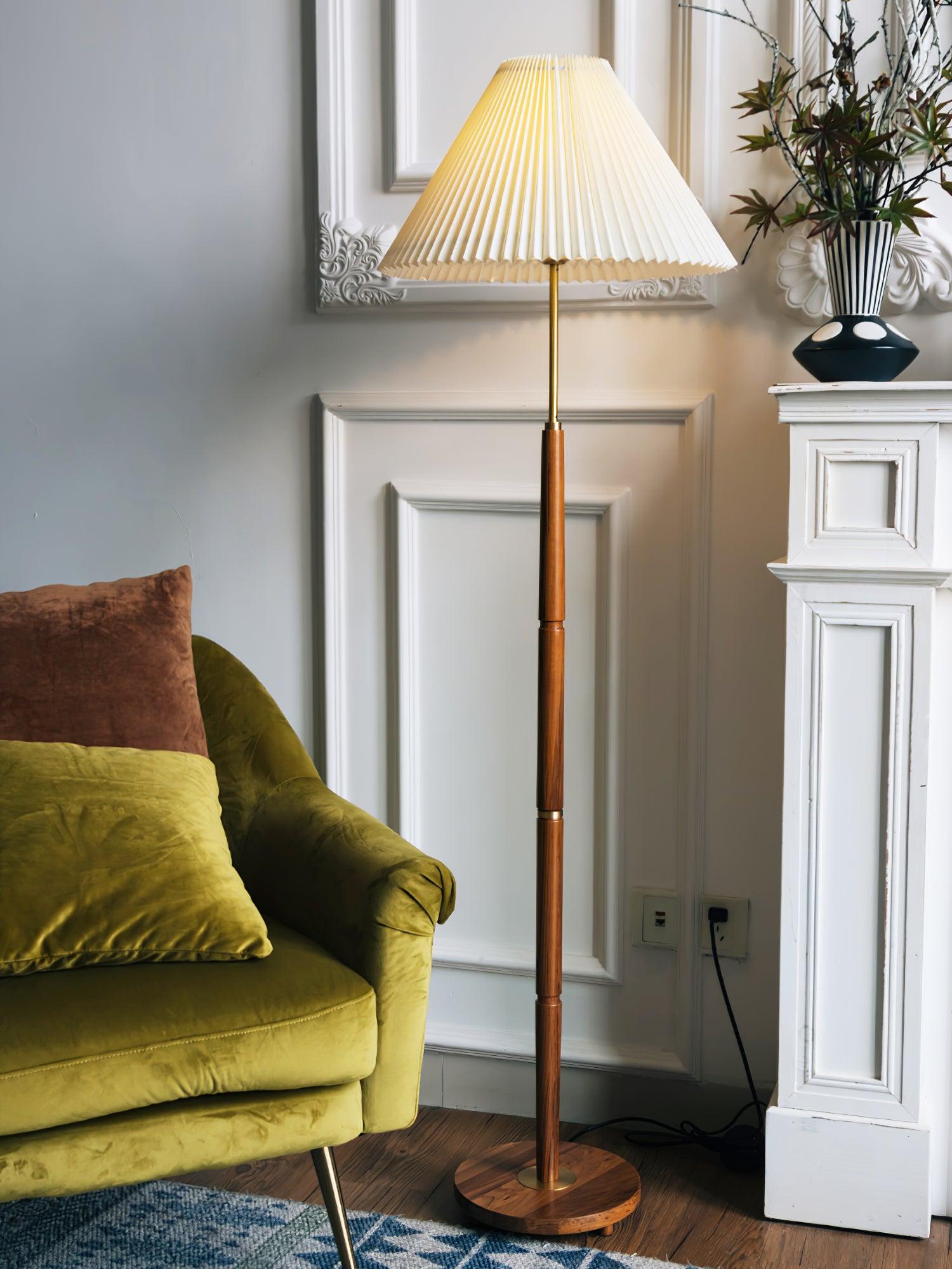 Syleina Minimalist Wood Floor Lamp
