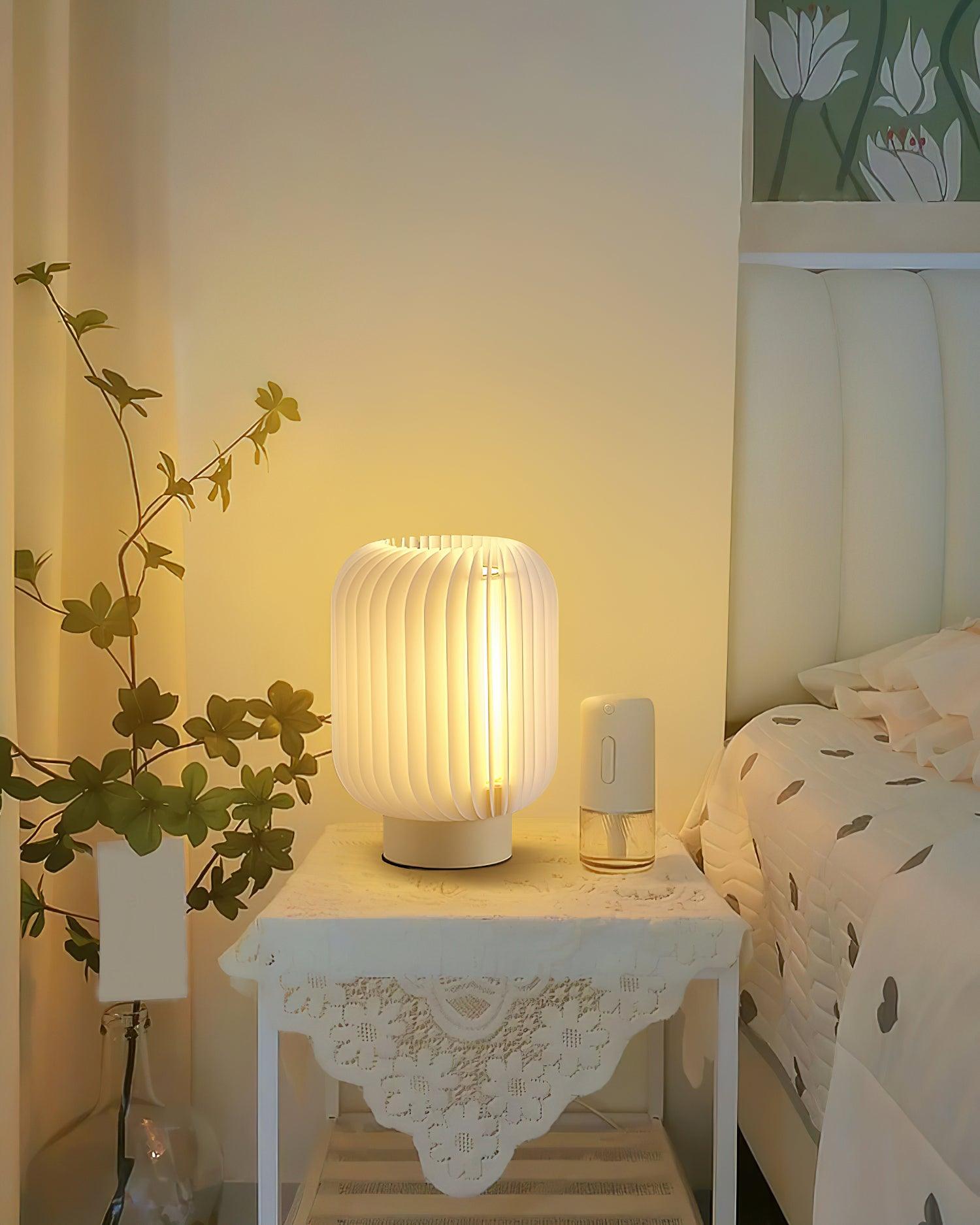 Thal Organic Pleated Table Lamp