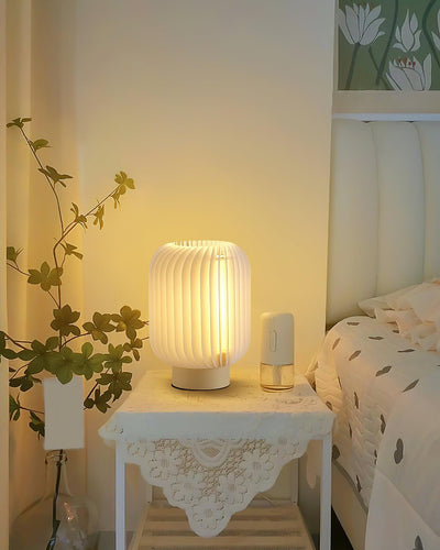 Thal Organic Pleated Table Lamp