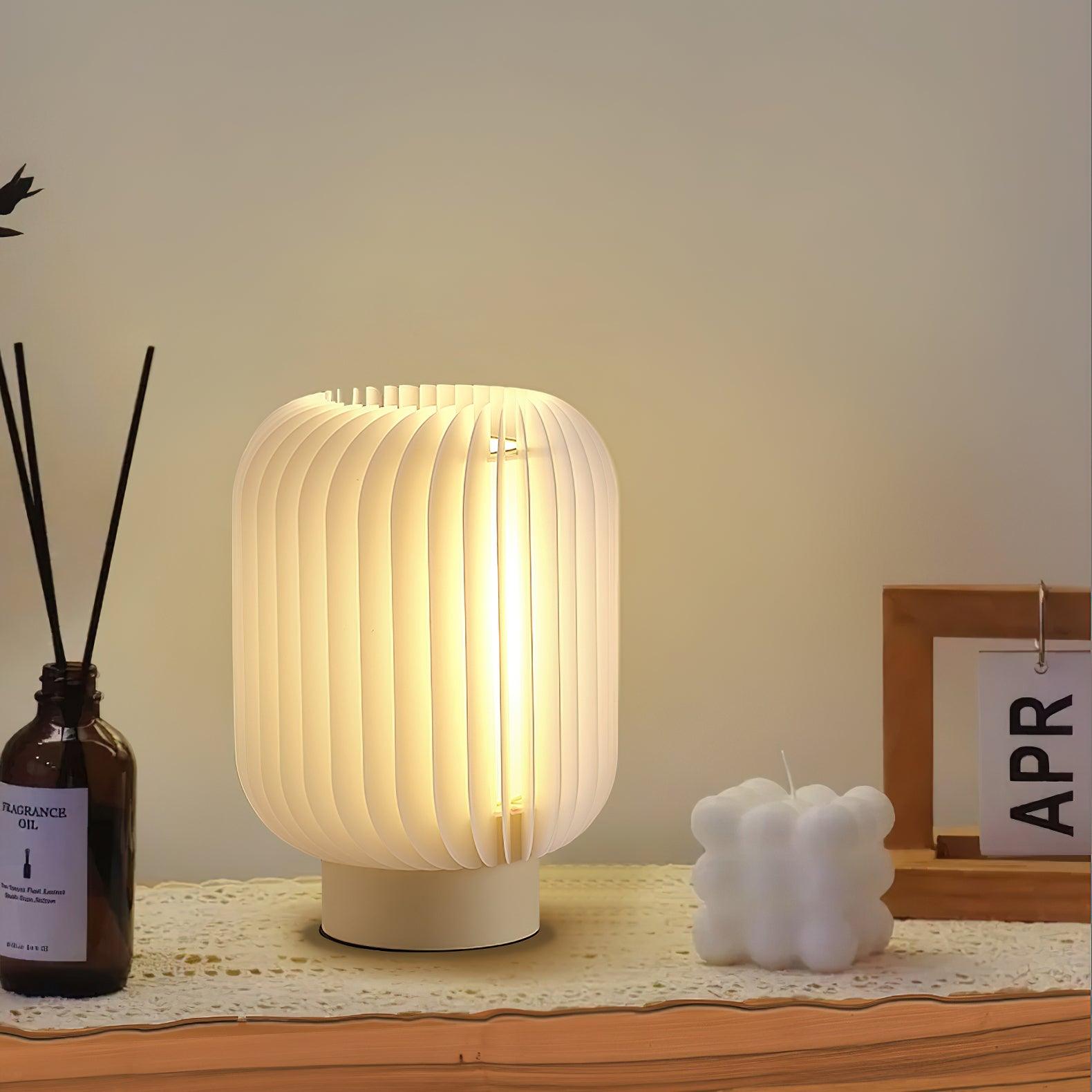 Thal Organic Pleated Table Lamp