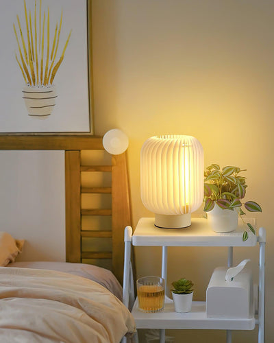 Thal Organic Pleated Table Lamp