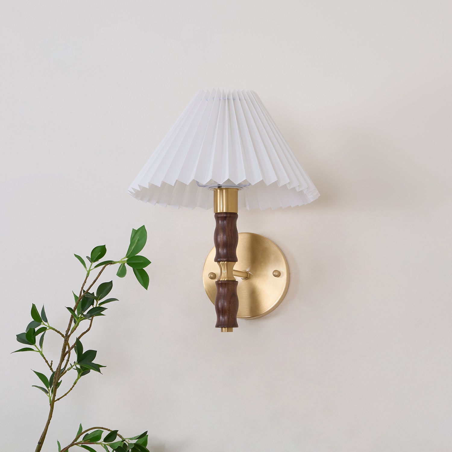 Lucienne Walnut Indoor Wall Light