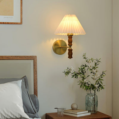 Lucienne Walnut Indoor Wall Light