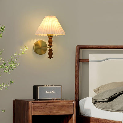 Lucienne Walnut Indoor Wall Light