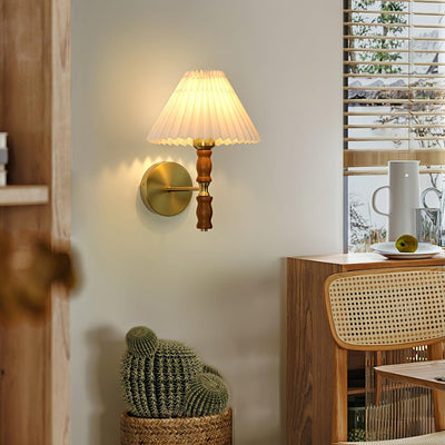 Lucienne Walnut Indoor Wall Light