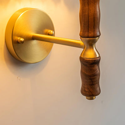 Lucienne Walnut Indoor Wall Light