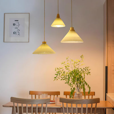 Flora Modern Wood Pendant Light - Neutral Decor
