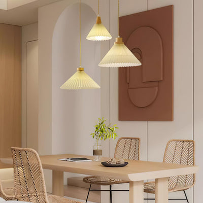 Flora Modern Wood Pendant Light - Neutral Decor