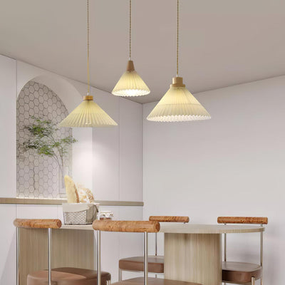 Flora Modern Wood Pendant Light - Neutral Decor
