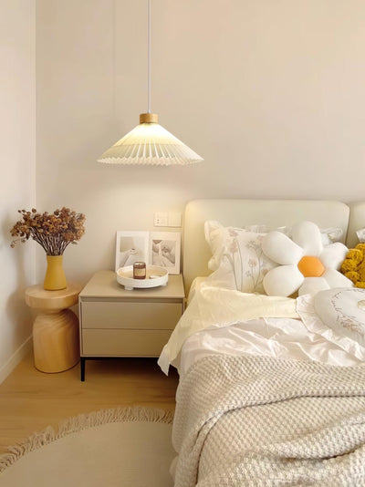 Flora Modern Wood Pendant Light - Neutral Decor
