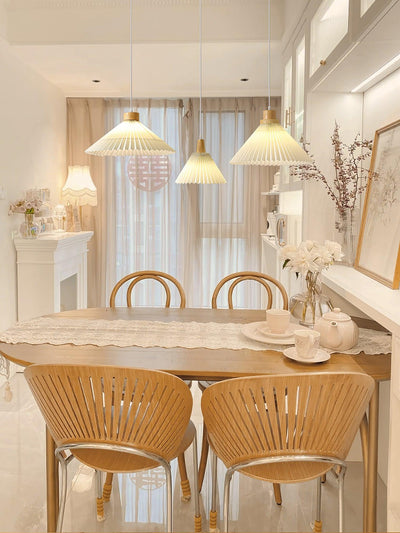 Flora Modern Wood Pendant Light - Neutral Decor