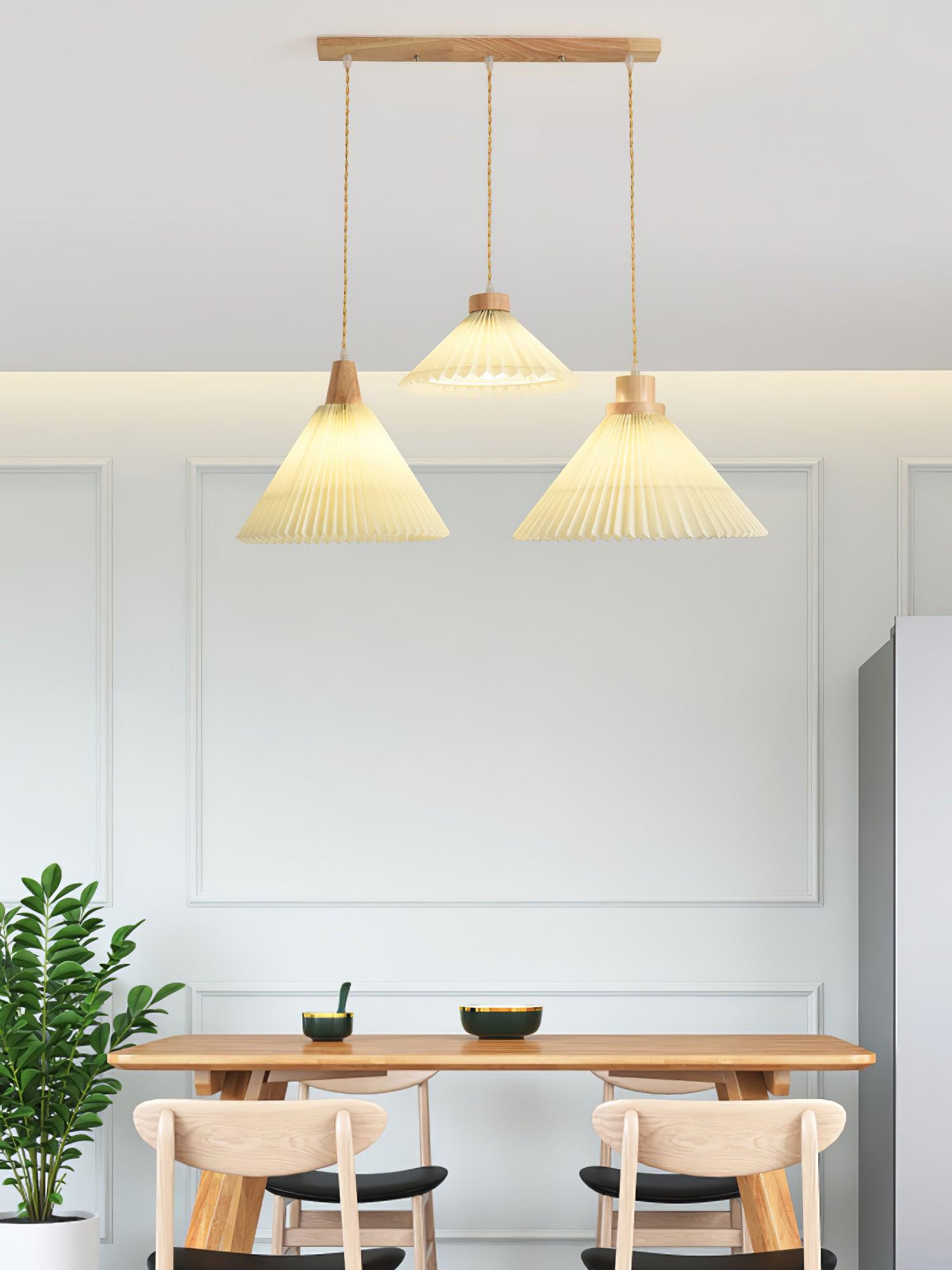 Flora Modern Wood Pendant Light - Neutral Decor