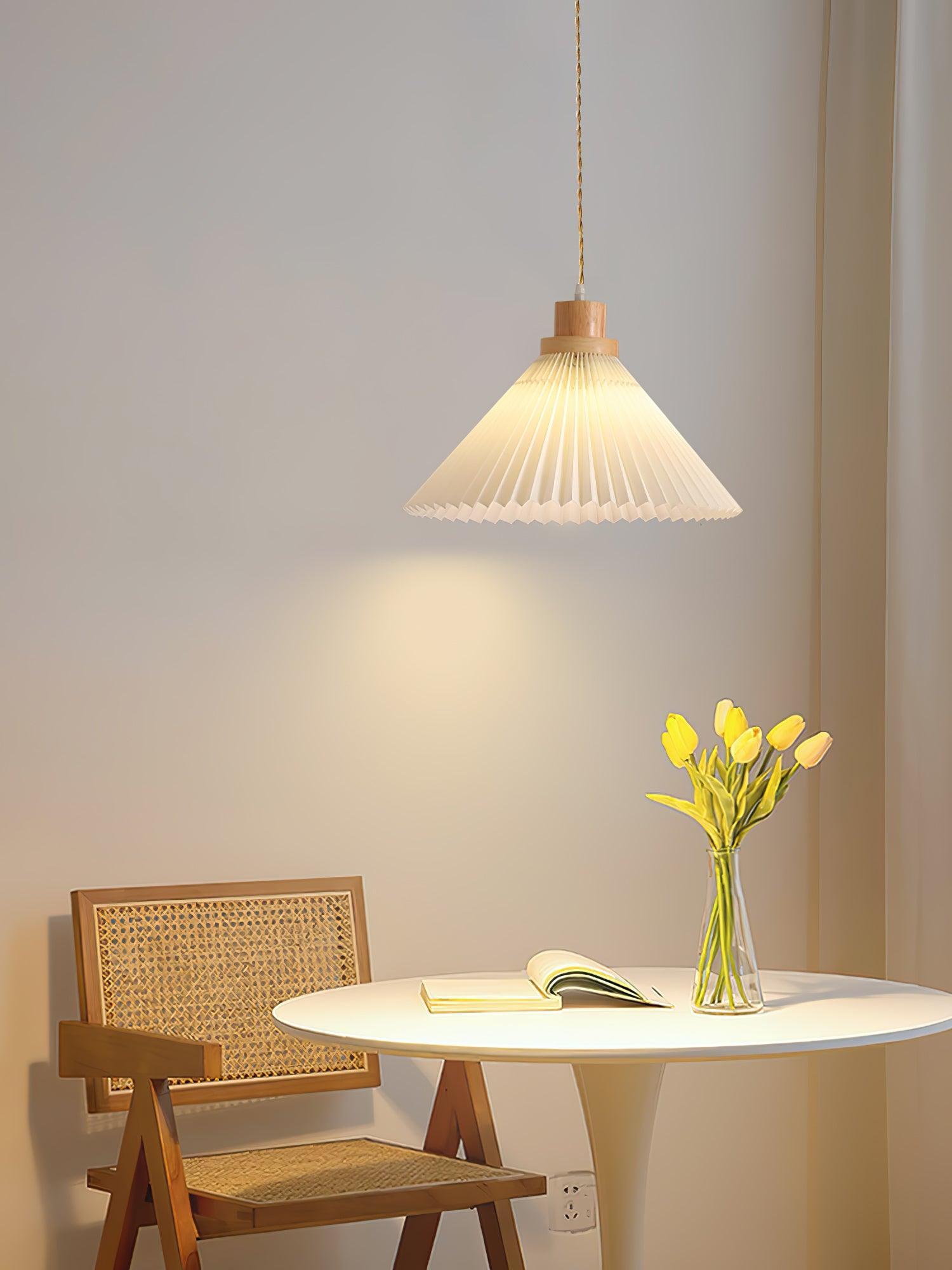 Flora Modern Wood Pendant Light - Neutral Decor