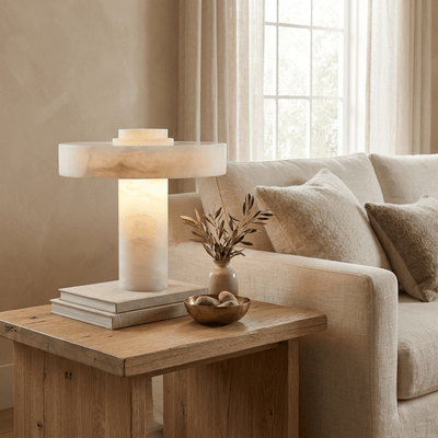 Eirenina Alabaster Table Lamp