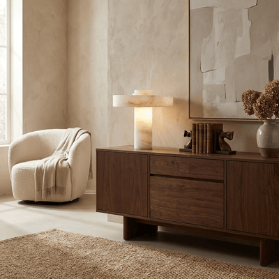 Eirenina Alabaster Table Lamp