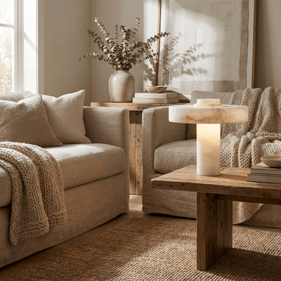 Eirenina Alabaster Table Lamp