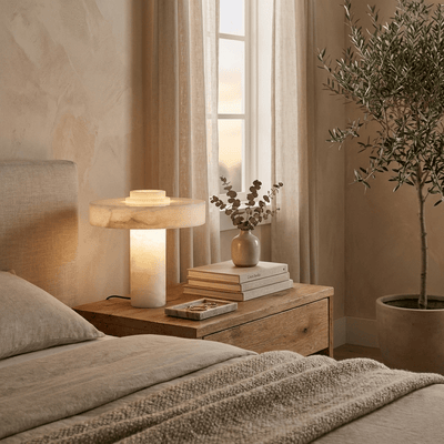 Eirenina Alabaster Table Lamp