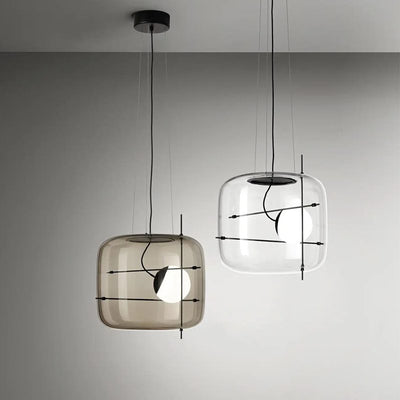 Ivex Glass Contemporary Pendant Light
