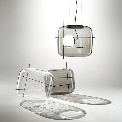 Ivex Glass Contemporary Pendant Light