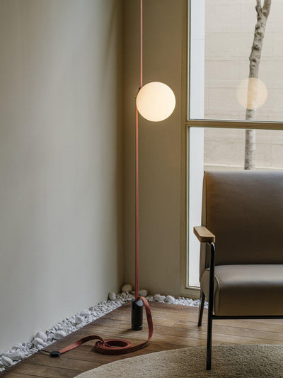 Velinenne Pendant Lamp Leather Belt Glass
