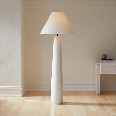 Columnil White Floor Lamp