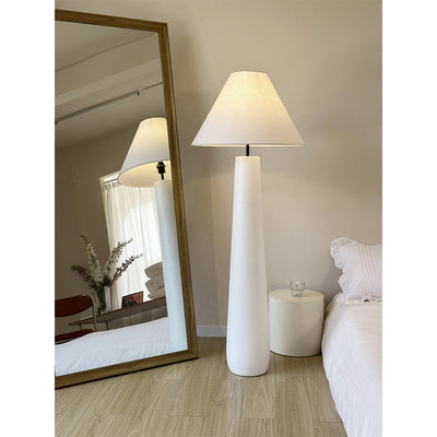 Columnil White Floor Lamp