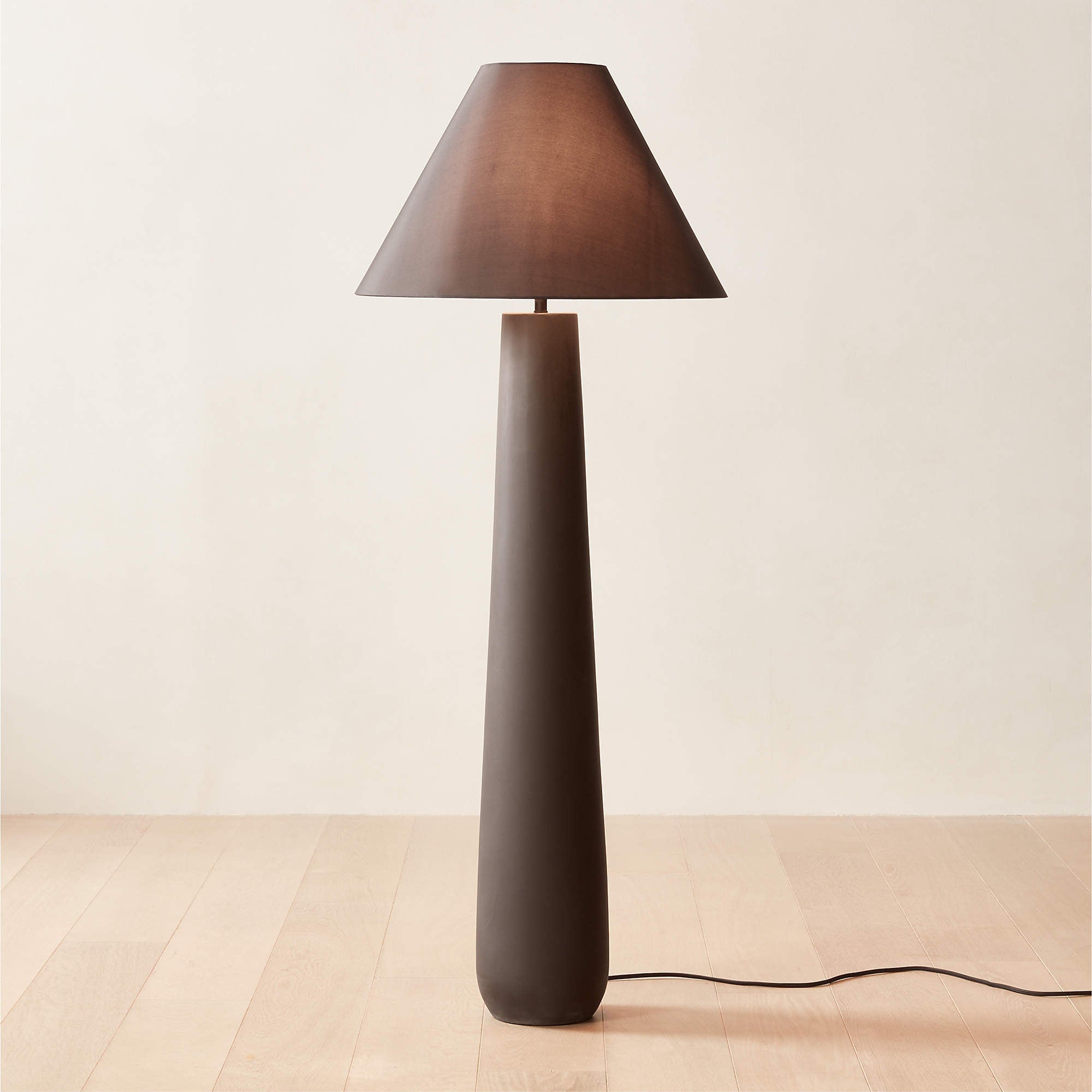 Columnil White Floor Lamp