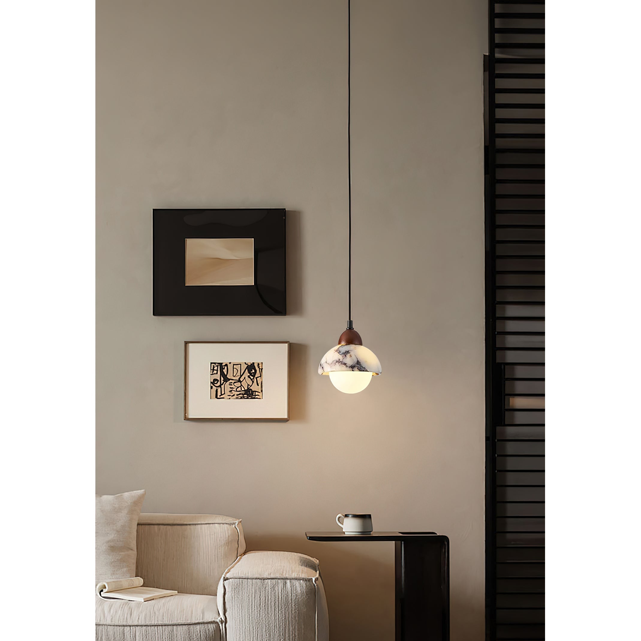 Valecrest Marble Pendant Light
