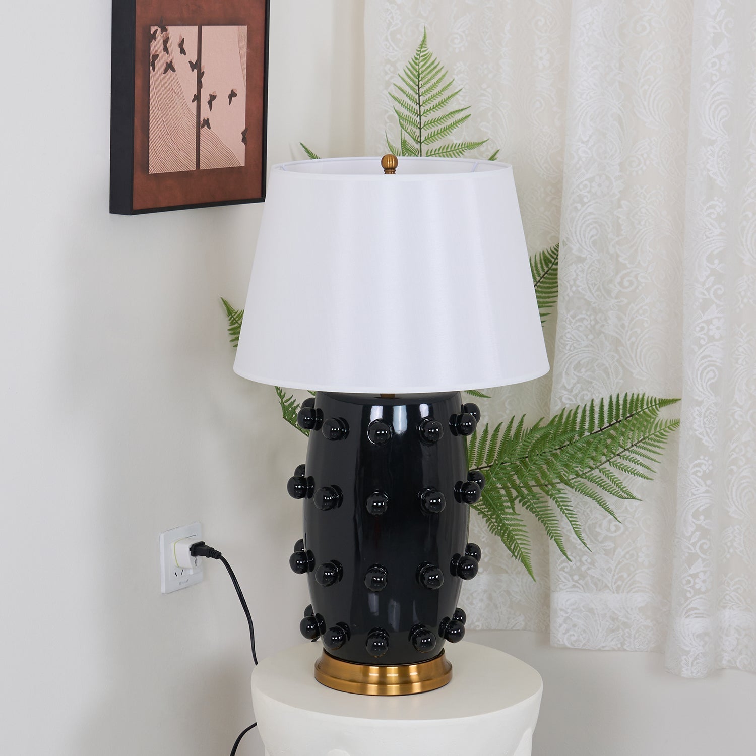 Nanex Ceramic Fabric Table Lamp