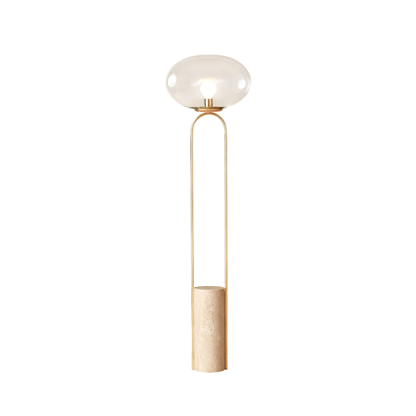 Haloroy Marble Floor Lamp