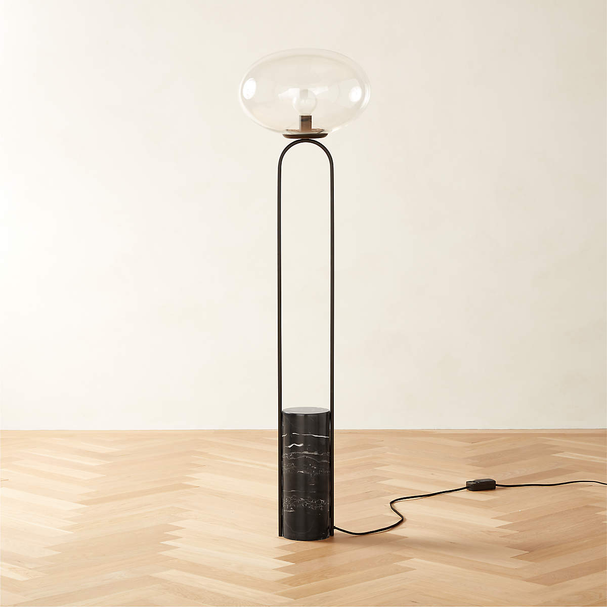 Haloroy Marble Floor Lamp