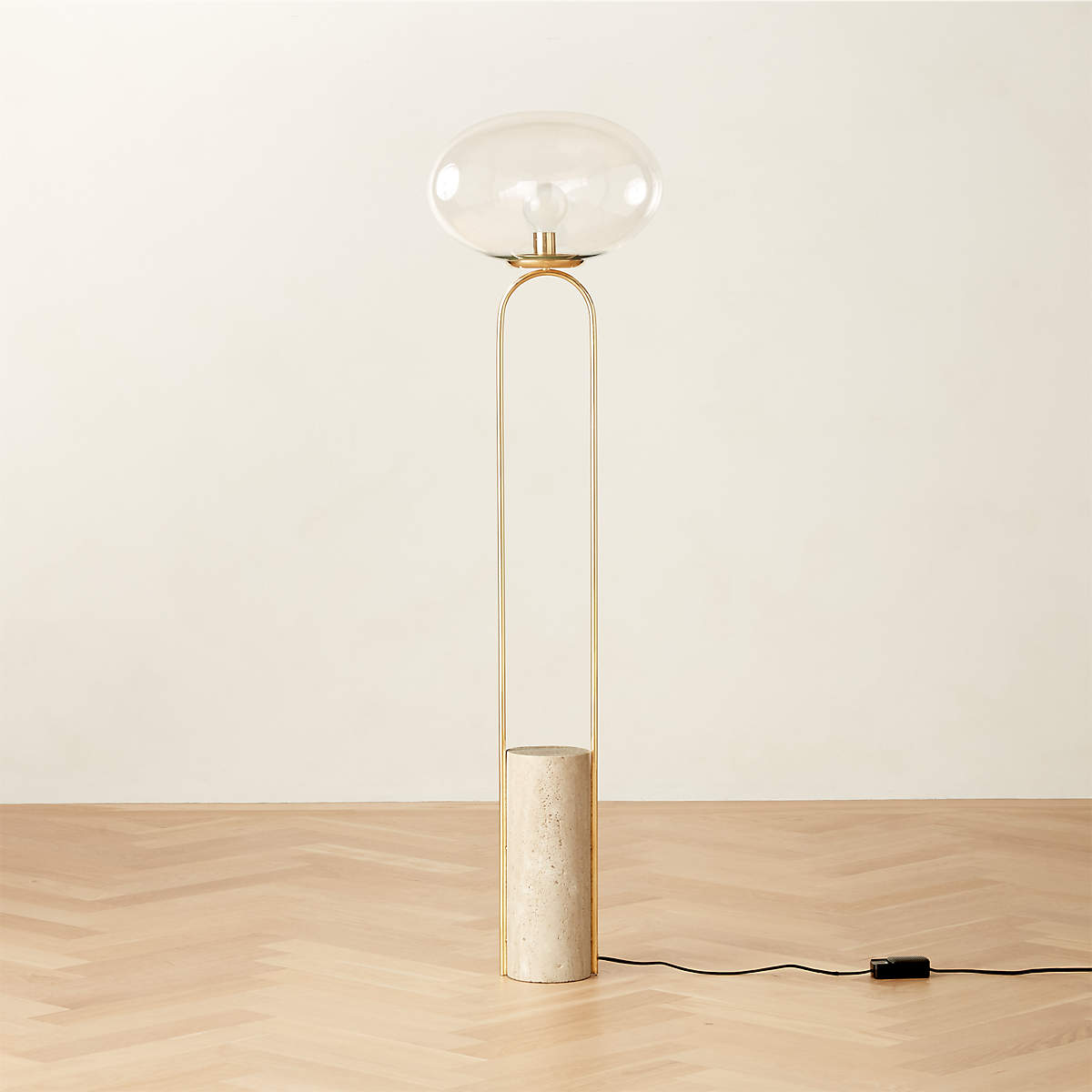 Haloroy Marble Floor Lamp