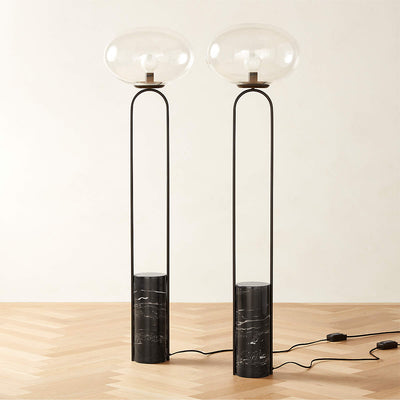 Haloroy Marble Floor Lamp